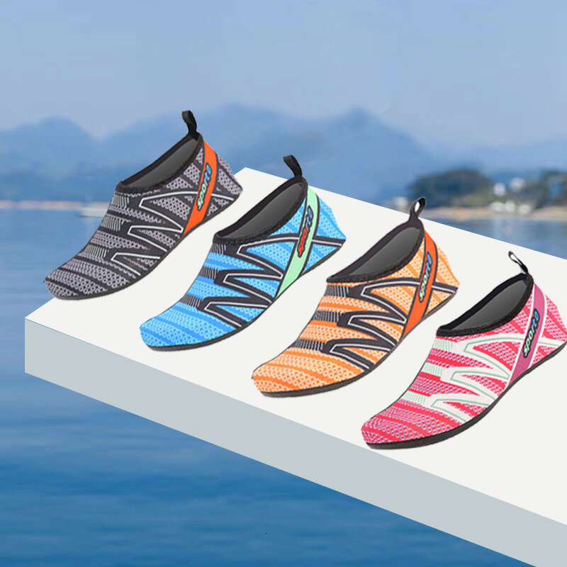 Beach Socks for Men and Women, Diving Snorkeling Wading Swimming Shoes, Non-Slip, Cut-Resistant, Soft Sole, Barefoot Yoga Stream Shoes