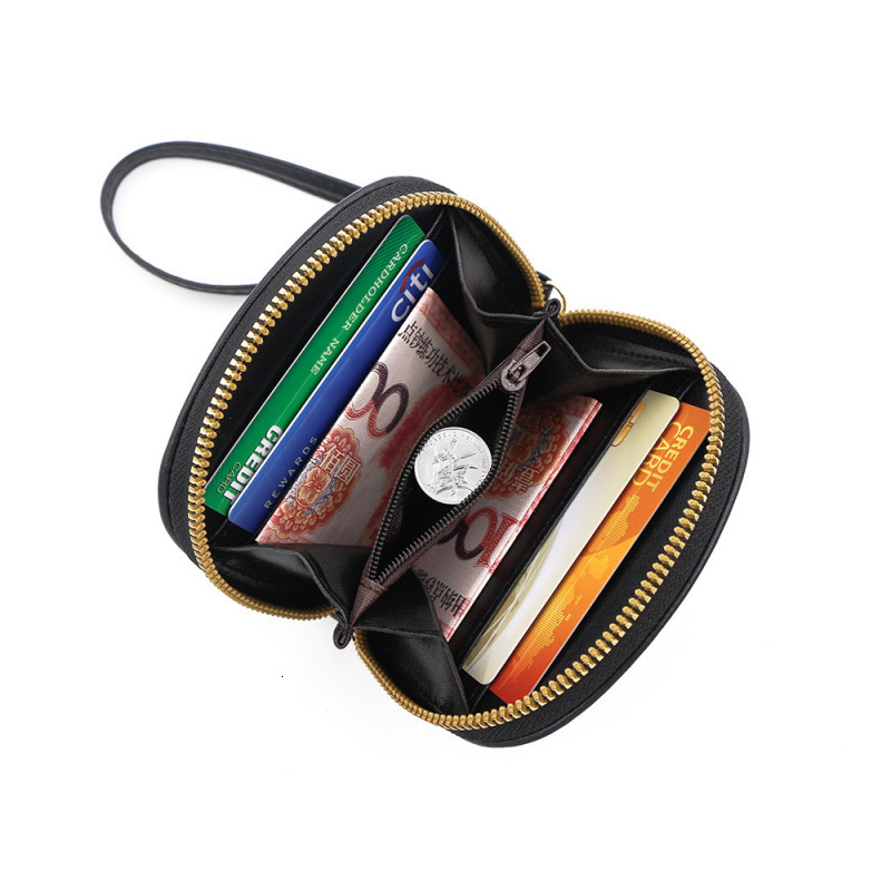 Women's Short Luxury Bag Daily Fresh Little Cat Shell-shaped Zipper Handheld Coin Purse