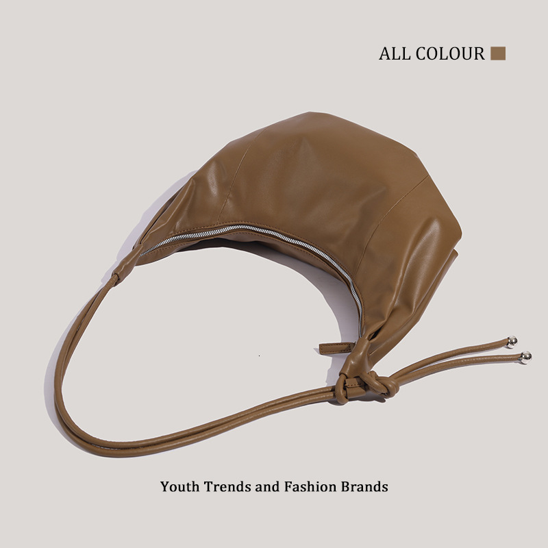 New Large Capacity Croissant Underarm Dumpling Single Shoulder Commuter Versatile Crossbody Bag ddmymoon