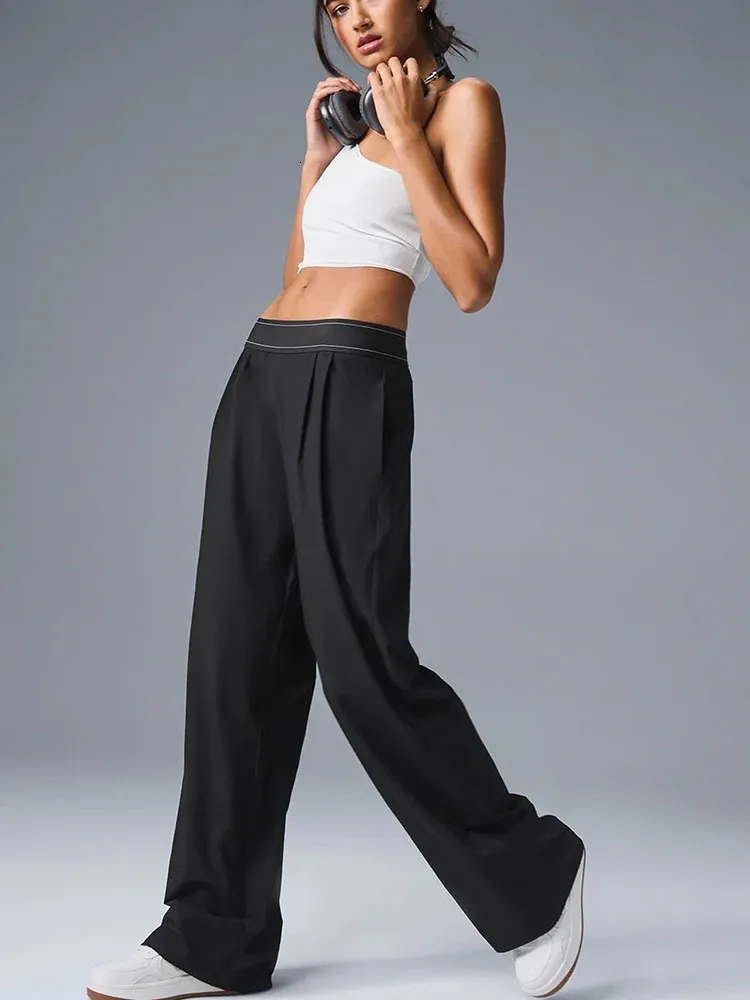 2025 yoga pants for women high waisted full-length dance pants long pants straight leg pants weekend city jogging pants