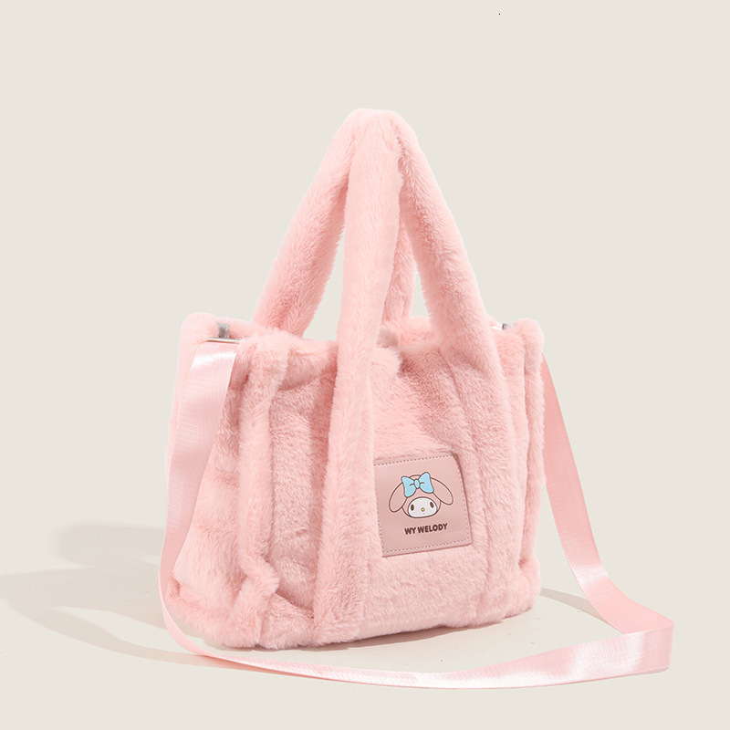 Large Capacity Plush 2025 New Tote Casual Handbag Shoulder Bag for Women ddmymoon
