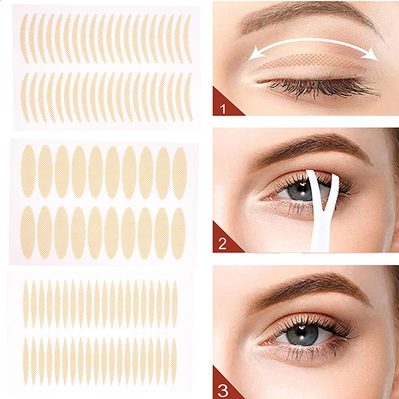 400Pcs Invisible Eye-Lifting By Sticked Invisible Double Eyelid Lift Tape Sticky Eyelid Stickers Beauty Tool 250807