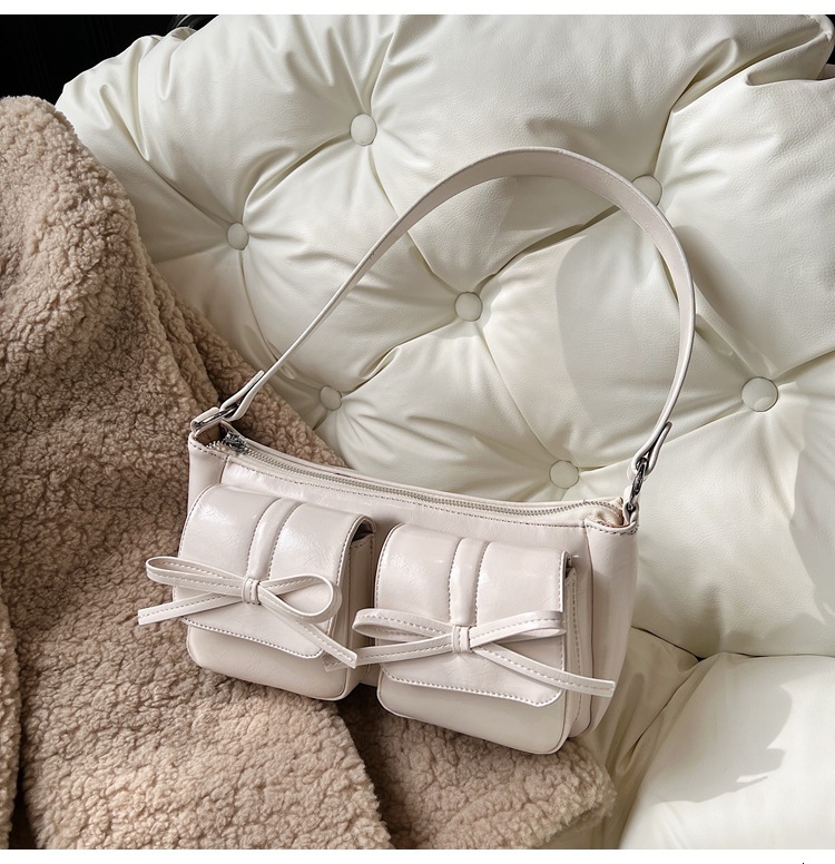 New Casual Personality Designer Bag Simple Multi-pocket Retro High-end Niche Single Shoulder Women's Bag Cross-border Wholesale Small Luxury Bag 