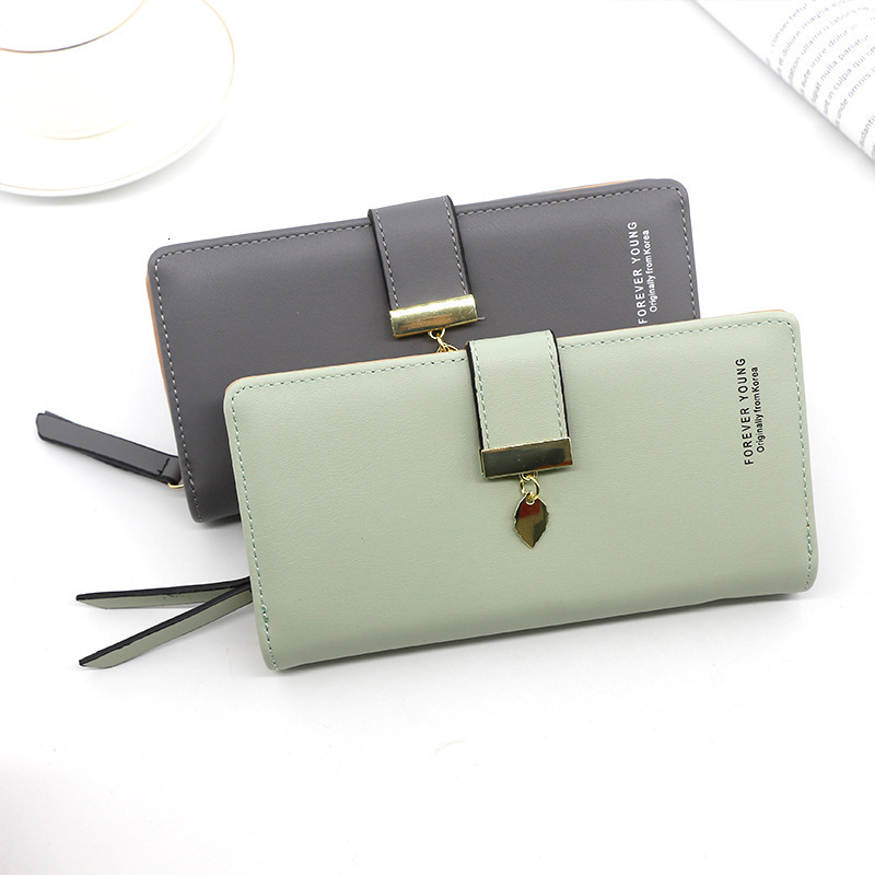 New Fashion Women's Wallet Large Cash Slot Card Holder Photo Slot Phone Luxury Bag Bag Clutch Coin Purse Women's Zipper Bag