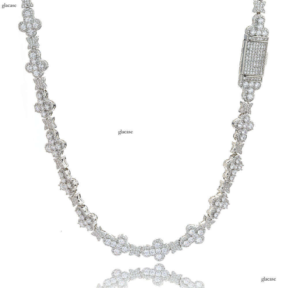 10mm Cross Star Moissanite chain Hip Hop Accessories High-end Men's Necklace