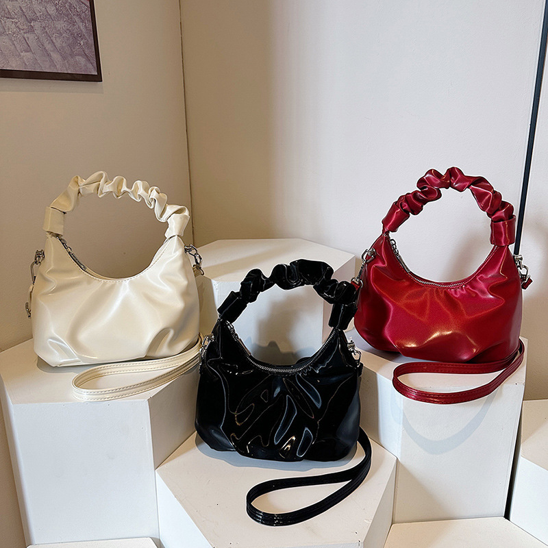 High-end Niche Bag For Women Summer 2025 New Fashion Single Shoulder Crossbody Bag Ladies Handheld Pleated Designer Bag Luxury Bag Dumpling Bag