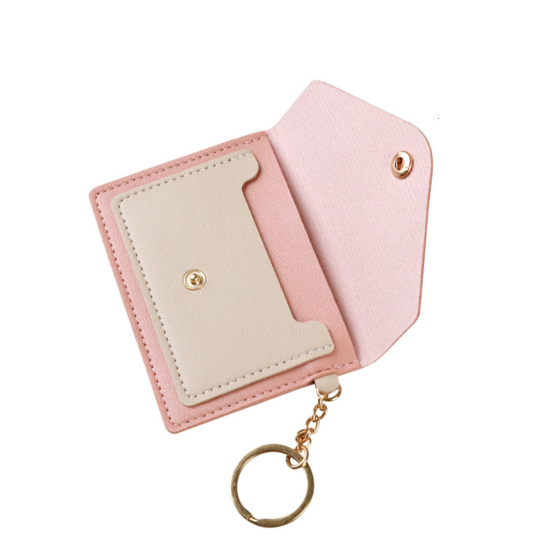 Cross-border New Creative Fashion Small Card Holder Women's Candy Color Luxury Bag Keychain Accessories Student Bus Card Holder Wholesale