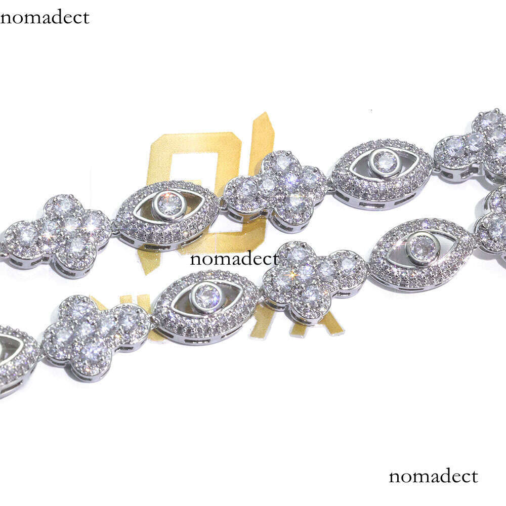 Cross for Men Versatile High-End Feel Hip-Hop Jewelry Zircon Bracelet