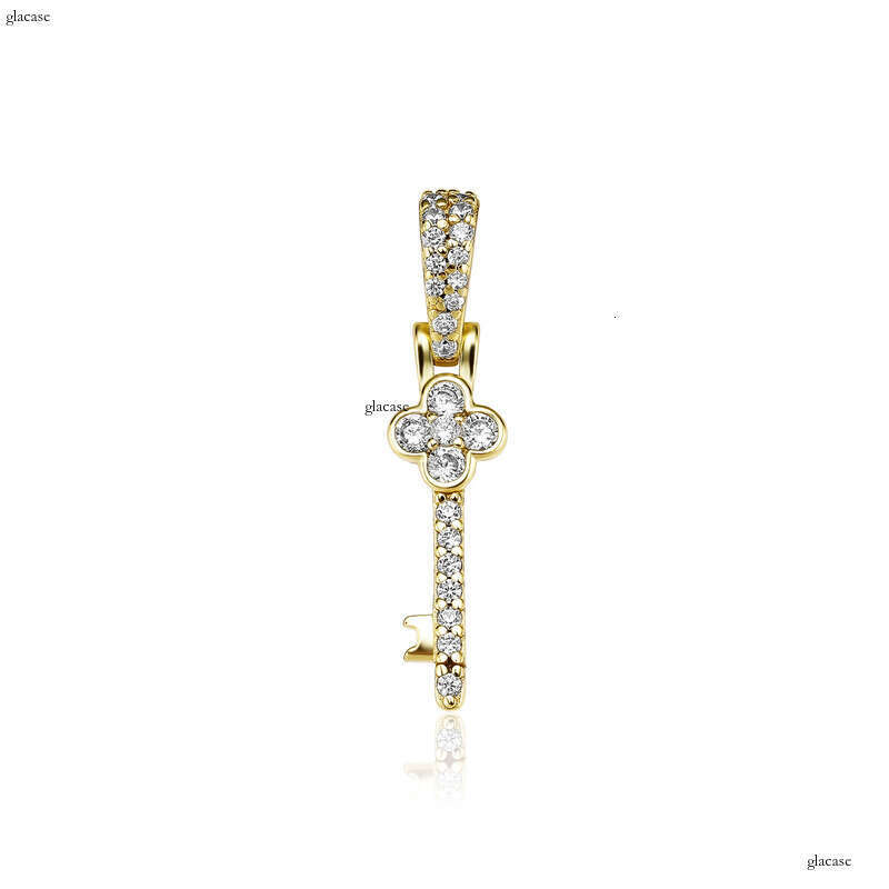 INS Style Personality Iced Out VVS Moissanite chain Key Pendant Hip-Hop Necklace