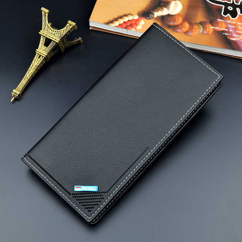 New Men's Luxury Bag Wallet Long Style Thin Youth Soft Leather Wallet Multi-card Designer Bag Slots Large Capacity Fashion Suit Wallet