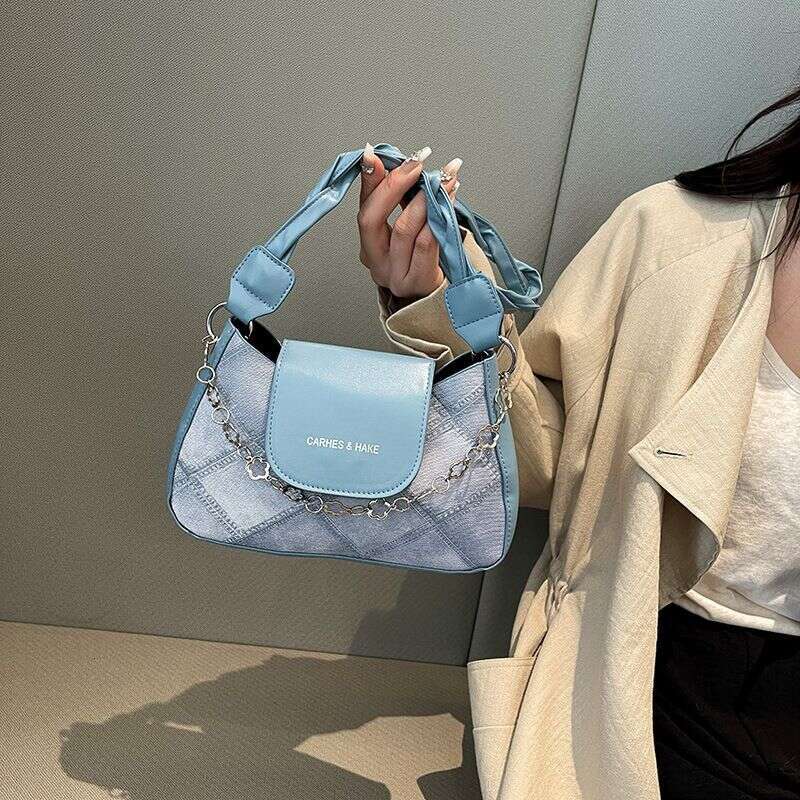 Trendy Niche Handbags For Women 2025 Summer New Textured Crossbody Shoulder Underarm Bag