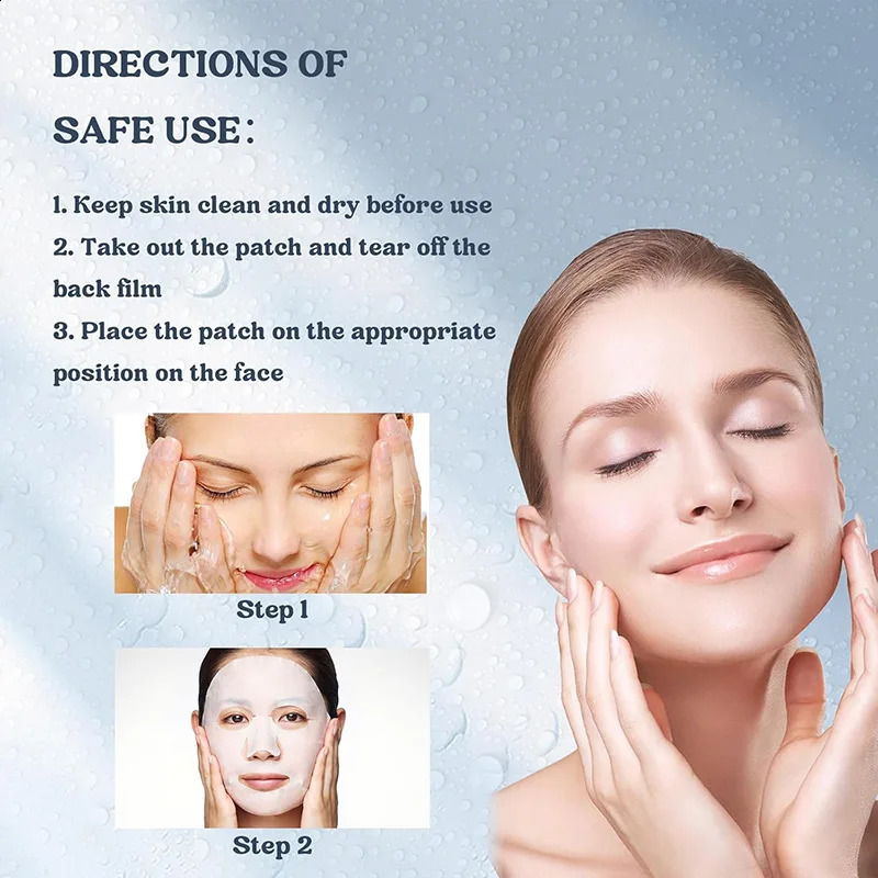 4PcsBox Absorbable Bio-Collagen Real Deep Mask Aging Night Mask Nourish Skin Care 250809