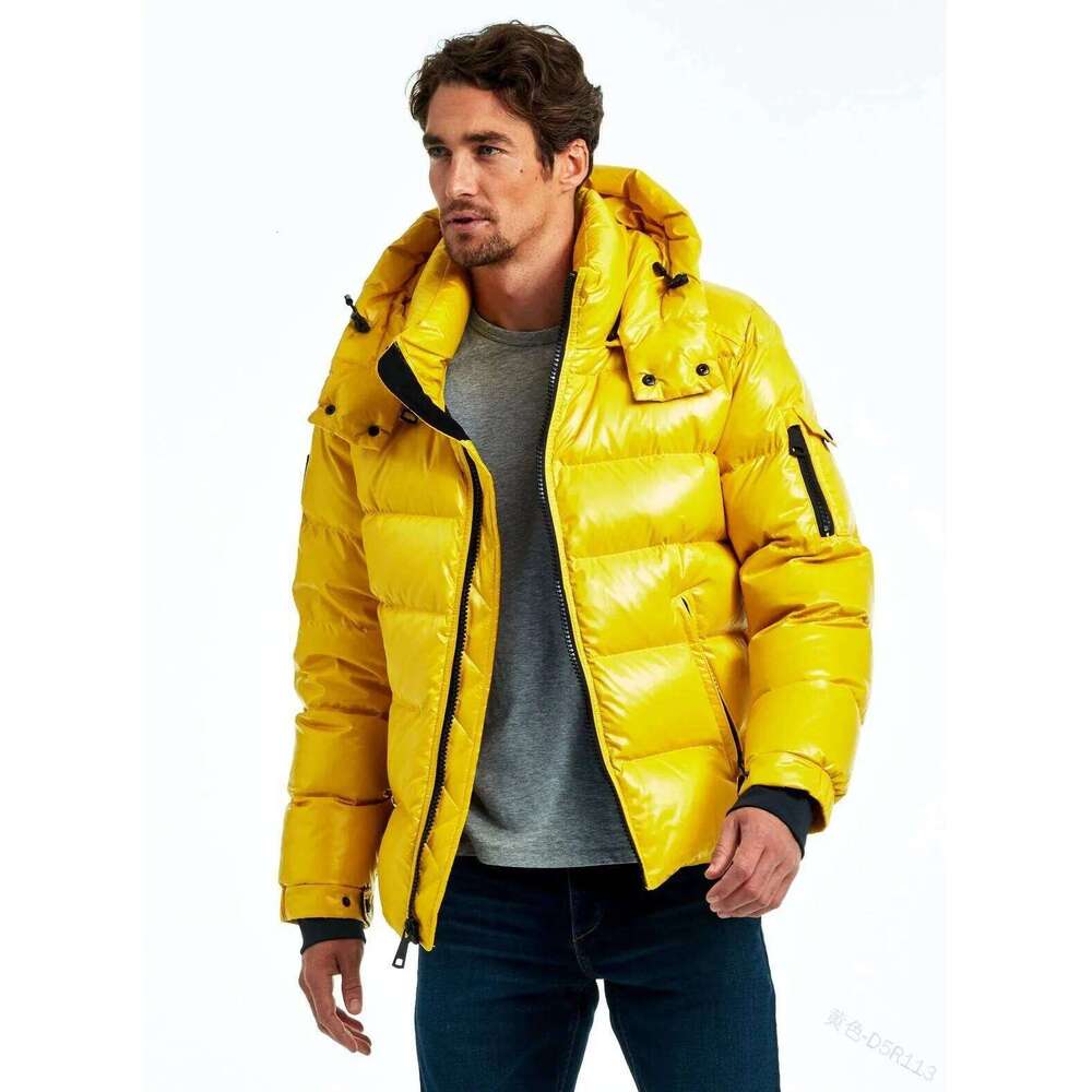 Eternal Classic Hooded Coat for Men and Women, Detachable Hat, White Duck Down Fill, Warm Casual Coat, Winter