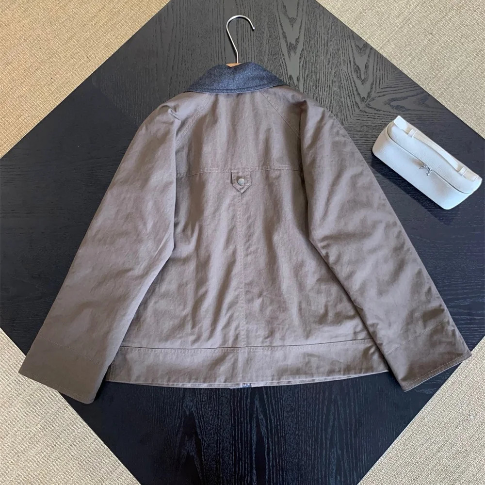 traf woman winter work jacket coat pocket loose casual womens top y2k fashion high quality windbreaker bra 250809