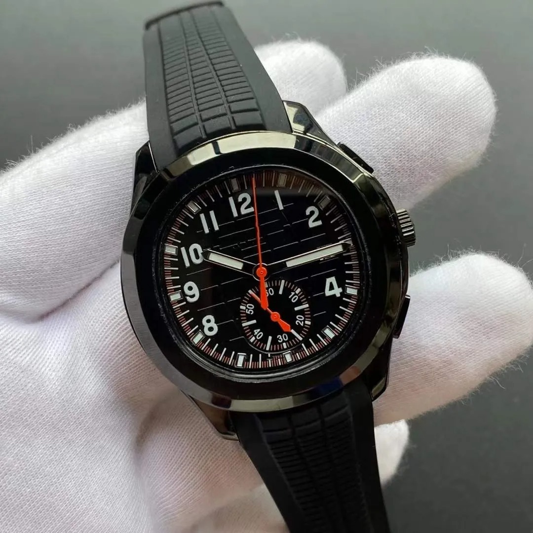 New Watch 5968A watches men Grenade Automatic Mechanical Movement Rubber Strap Watch 42mm waterproof Fashion Business Watch Christmas gift