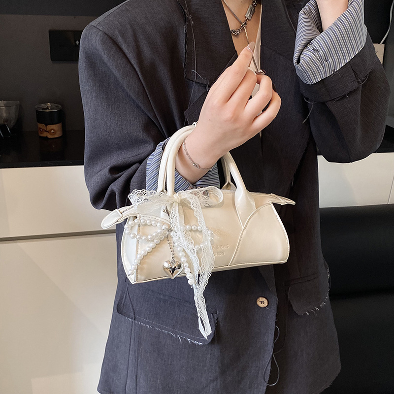New Simple Casual Solid Color Handbag Personality Stylish Commuter Shoulder Crossbody Women's Bag ddmymoon