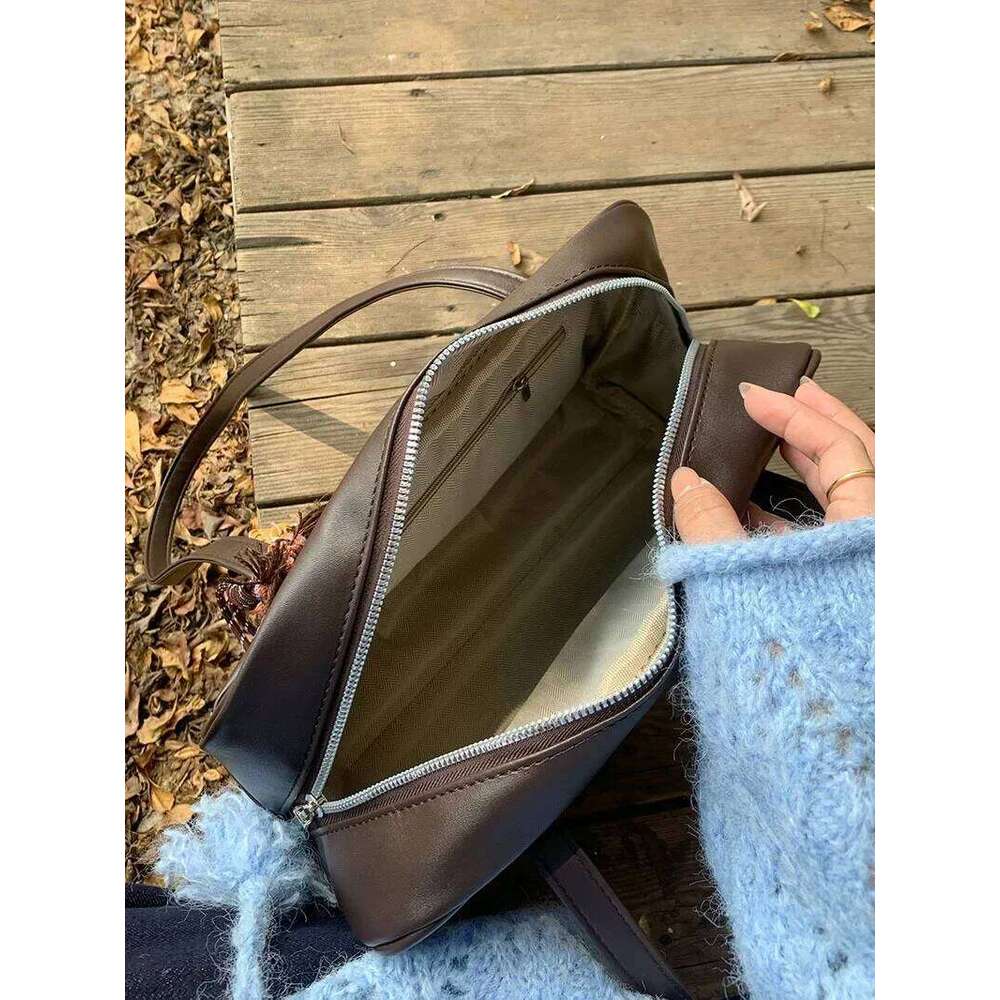 Large Capacity Exquisite Shoulder Simple Lady Underarm Autumn Vintage Women Tote Bags Female's Commuter Bag Handbag