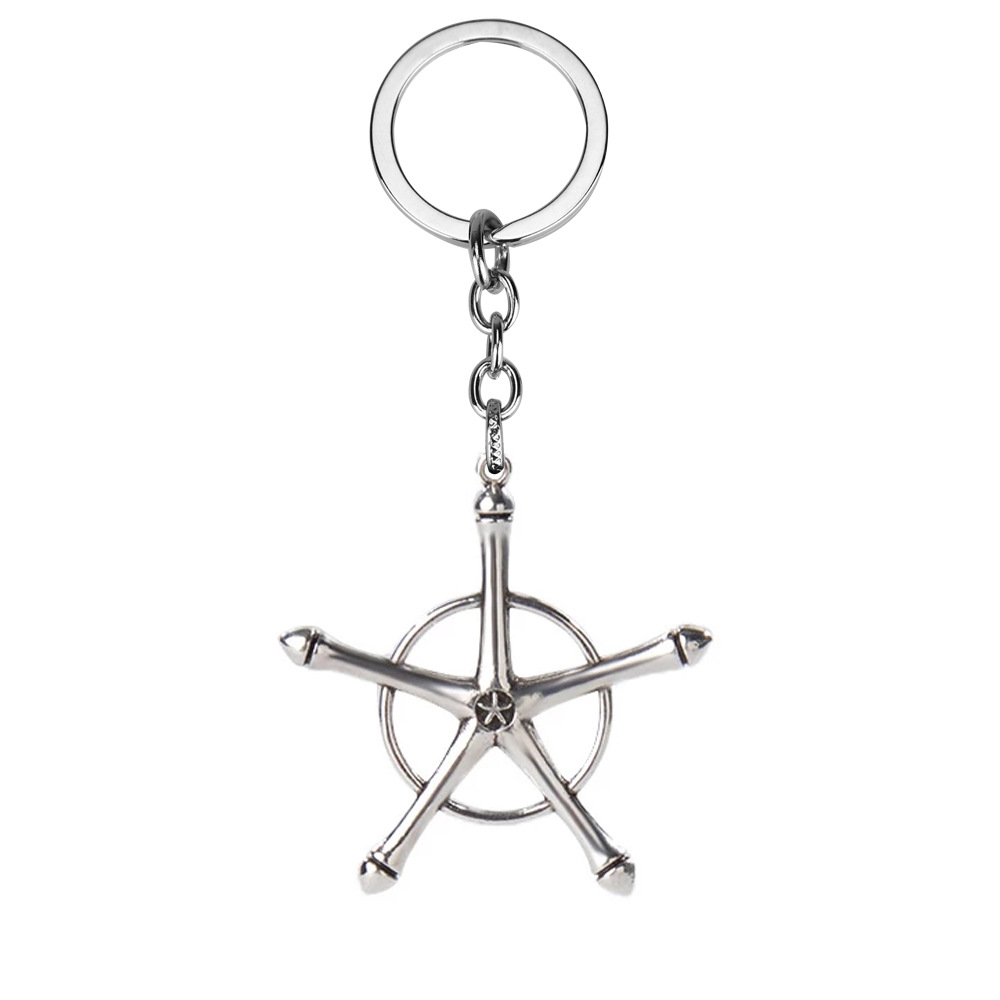 Keychains Anime Bleach Keychain ISHIDA URYUU Key Chain Keyring For Men Women Accessories Car Ring Pendant Gifts