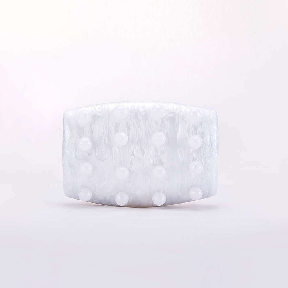 Women's New Fashion Circle Acrylic Evening Bag Single Shoulder Crossbody Party Clutch