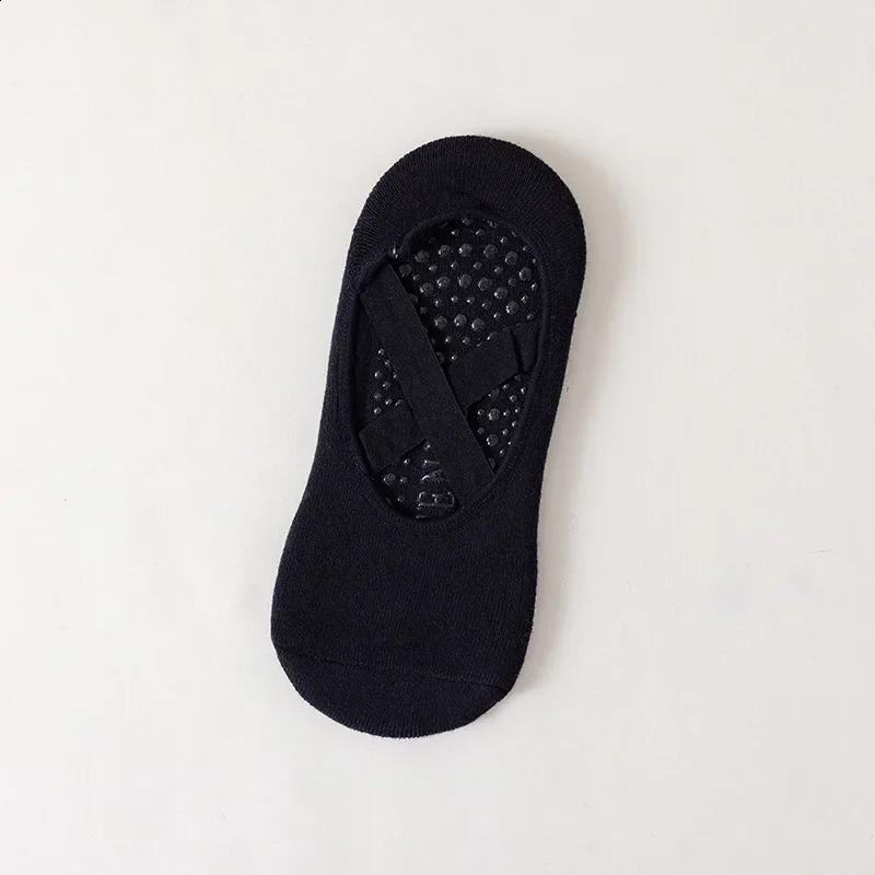 1Pair Professional Women Yoga Socks Silicone Antislip Ballet Pilates Sock Backless Breathable Bandage Dance Sports 250805