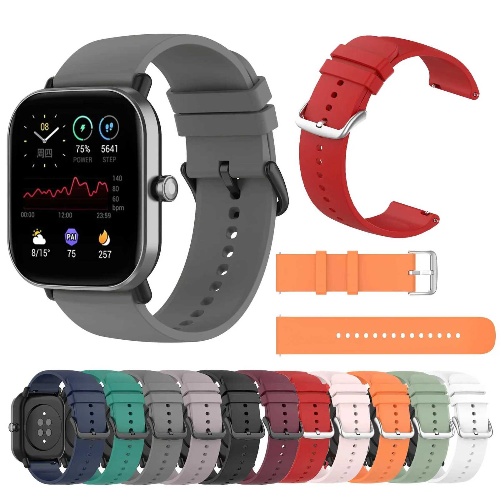 20MM Watchband Straps for Xiaomi Huami Amazfit GTS 2 Mini GTS 2e Sport Bracelets for Polar Ignite Wristbands for Garmin Venu Sq W250811