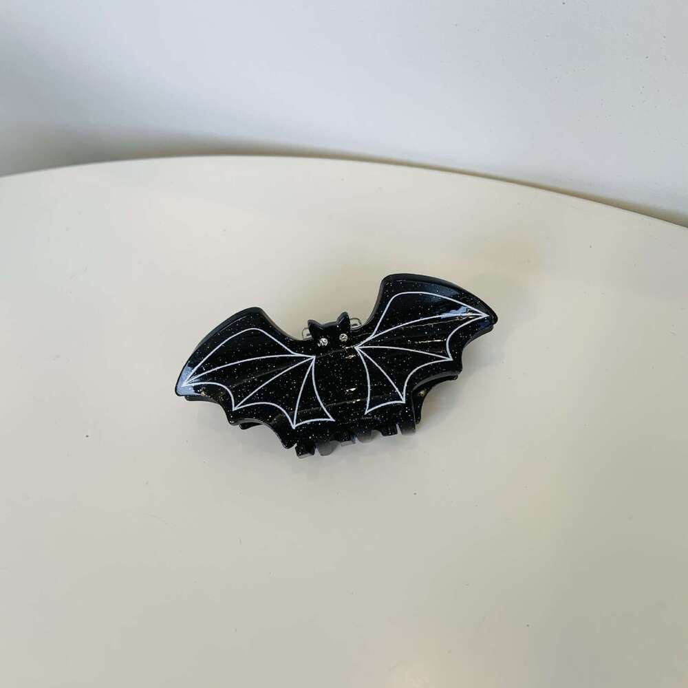 New Halloween Pumpkin Clip Cat Bat Claw Little Ghost Skull Hair Accessory Personality Back of Head