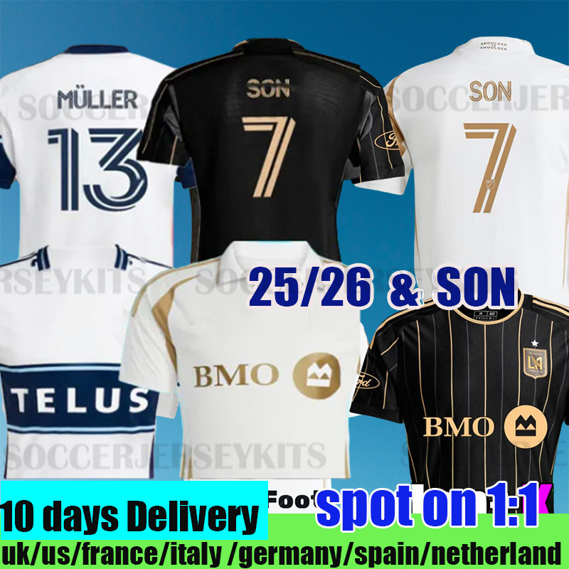 LAFC 25 26 SON Los Angeles FC MUELLER soccer jerseys GIROUD BALE VELA TILLMAN football shirt 2025 2026 DELGADO D.BOUANGA HOLLINGSHEAD D.MARTINEZ men kids
