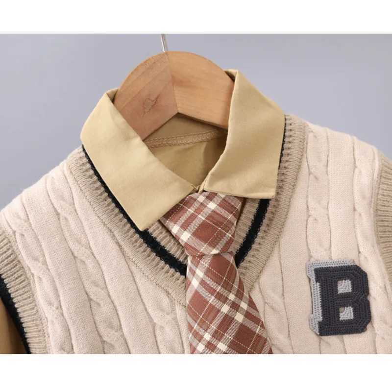 3Pcs/Set Spring Autumn Fashion Baby Clothes Suit Kids Boys Clothing Children Vest Shirt Pants Toddler Costume Infant Tracksuits Z250811