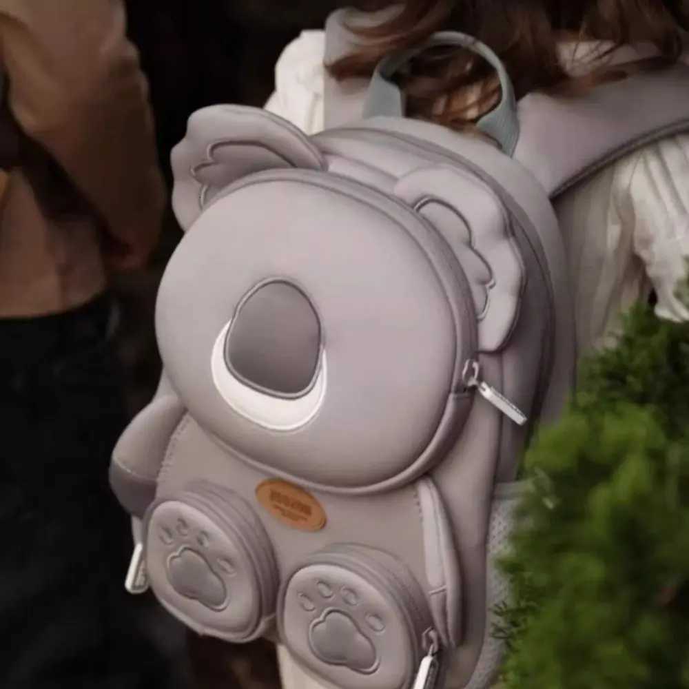 New Large Capacity Childrens Backpack Forest Animal Shaped Cartoon Student Schoolbag Breathable Book Bag for Boys and Girls M250811
