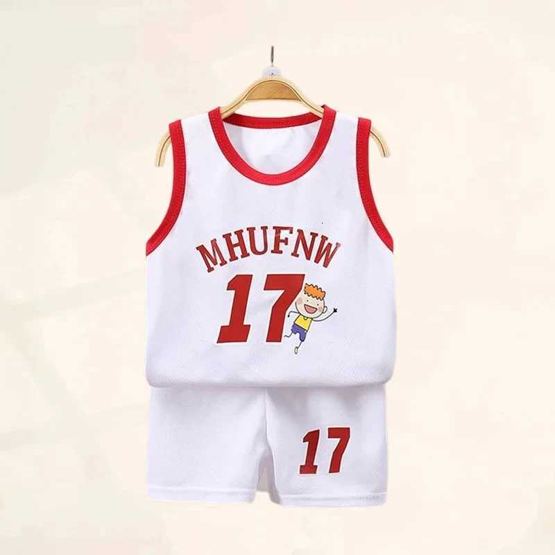 Childrens Sets Summer Children Sleeveless T-shirt Shorts Set Quick-drying Outdoor Tank Top Shorts Sets Boys Sport Basketball Tr Z250811