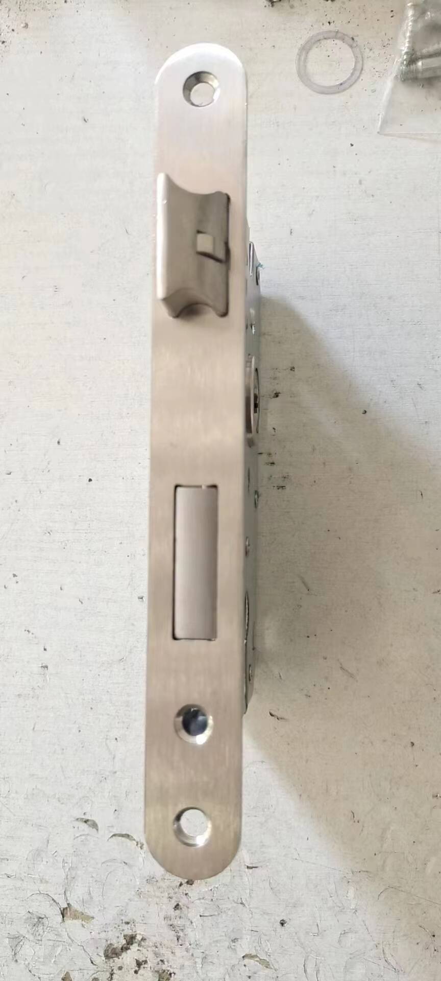 5845 Universal Mortise Door Body, Lock Cylinder Hole Not Standard.