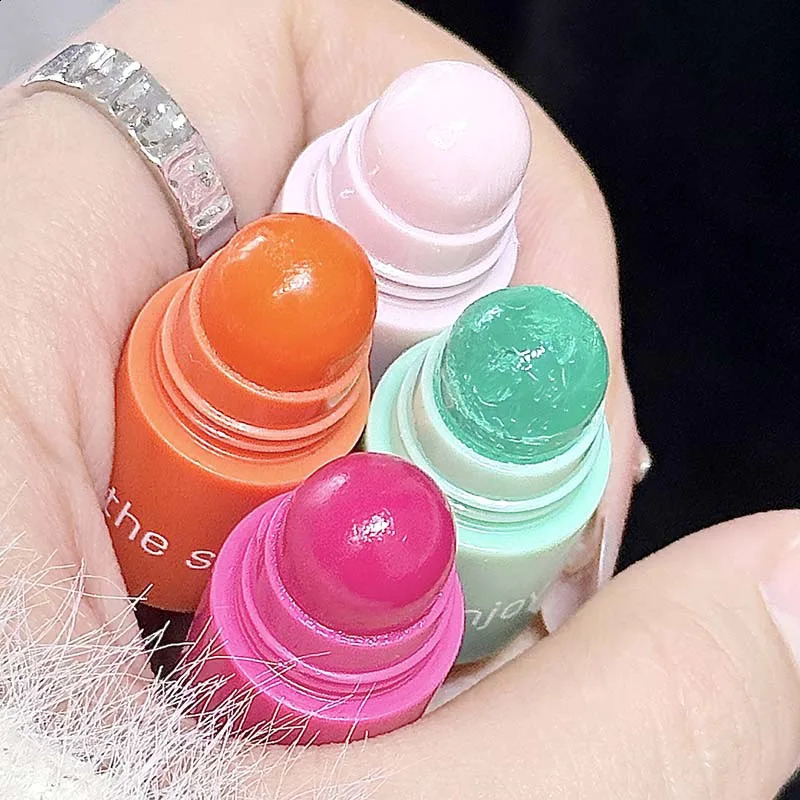 4 In 1 Color-changing Lip Balm Combo Kit Colorless Pink Orange Hydrating Lip Care -dryness Primer Lipstick Pen 250809