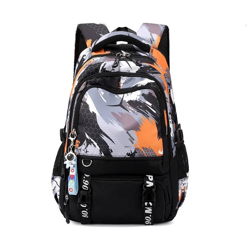 Boys Bags Children Middle School Teenage Schoolbag Outdoor Travel backpack Big Student Laptop Backpack Book bag high-quality
