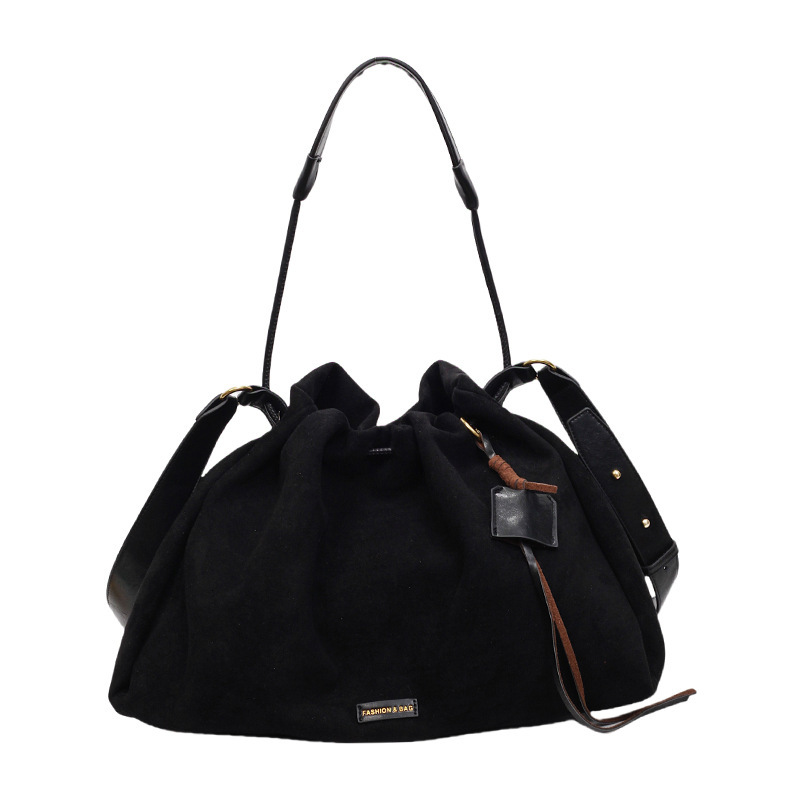 Suede Underarm Single Shoulder for Women New Melad Commuter Tote Large Capacity Crossbody Hobo Bag ddmymoon