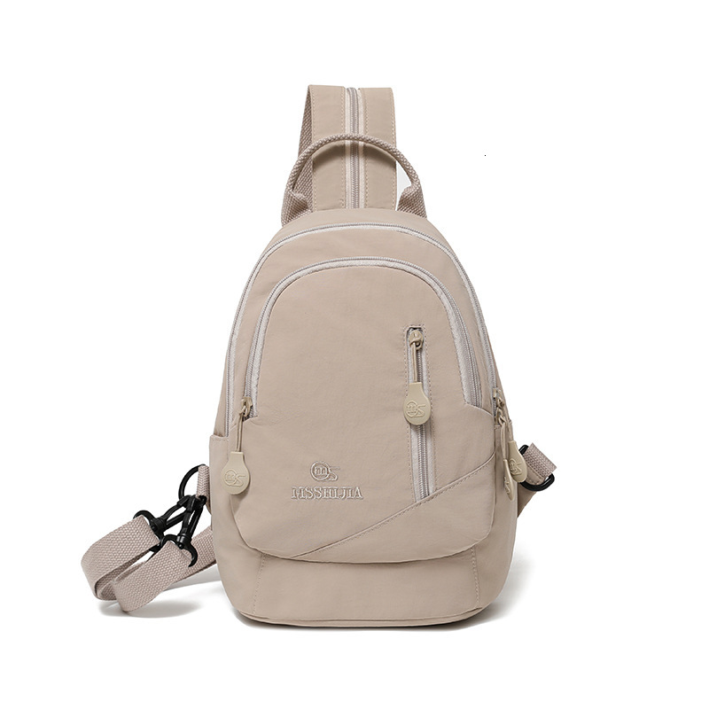 Lightweight Nylon Backpack Unisex Multi-Functional Casual Chest Fashion Outdoor Travel Shoulder Bag ddmymoon