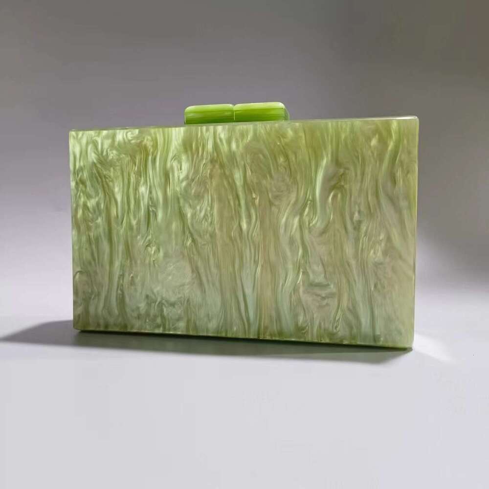 Women's New Pearlescent Acrylic Evening Bag Single Shoulder Crossbody Wedding Banquet Clutch