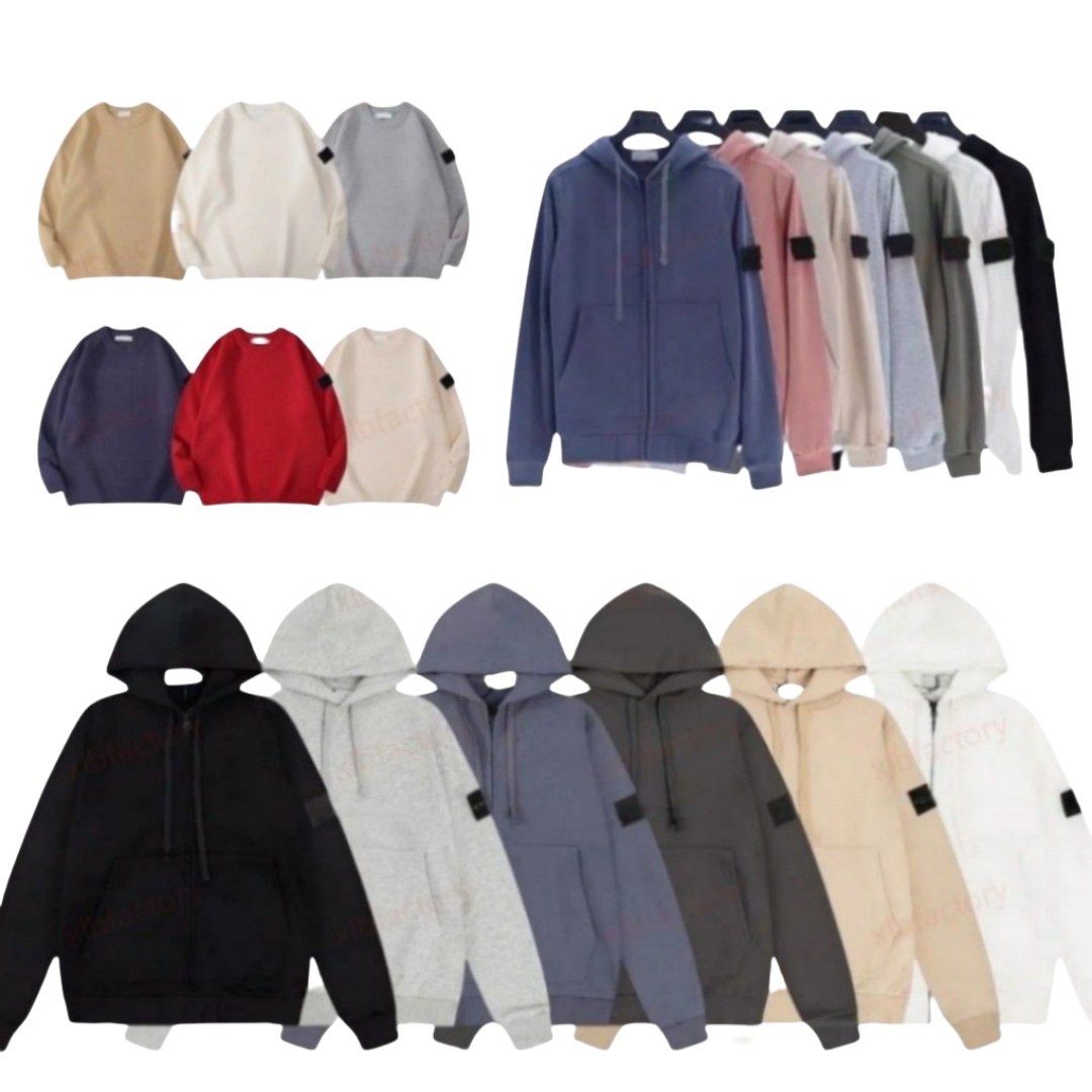 Designer Mens jumper badge sweatshirt stone hoodie men cargo pants pull Pullover tracksuit Autumn Hoodies Womens Long Sleeve Sweater shorts compass tops