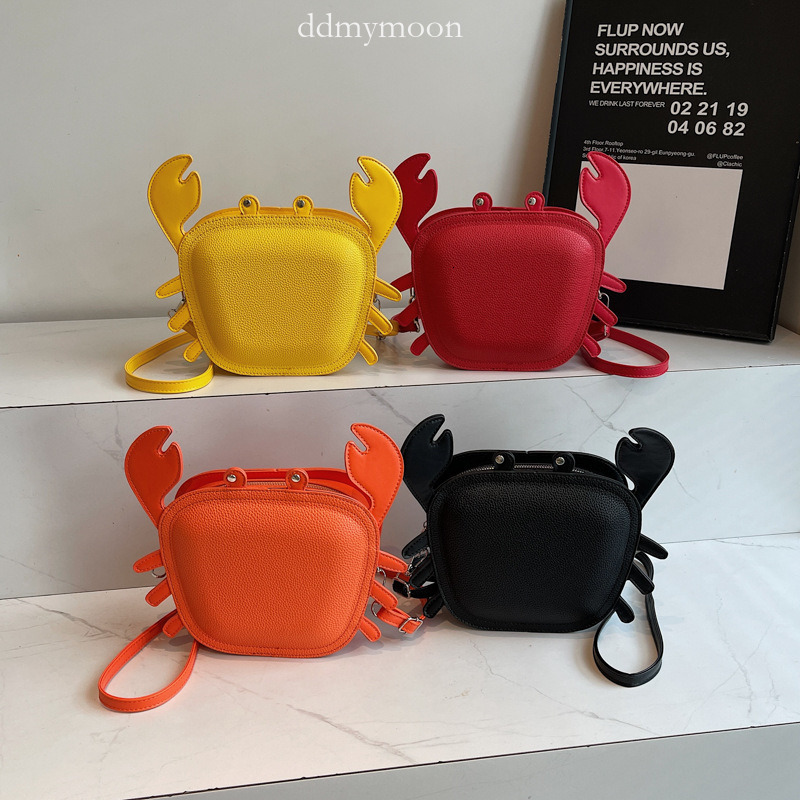 2025 New Crab Creative Funny Cute Shoulder Fashion Trend Niche Women's Crossbody Phone Bag ddmymoon