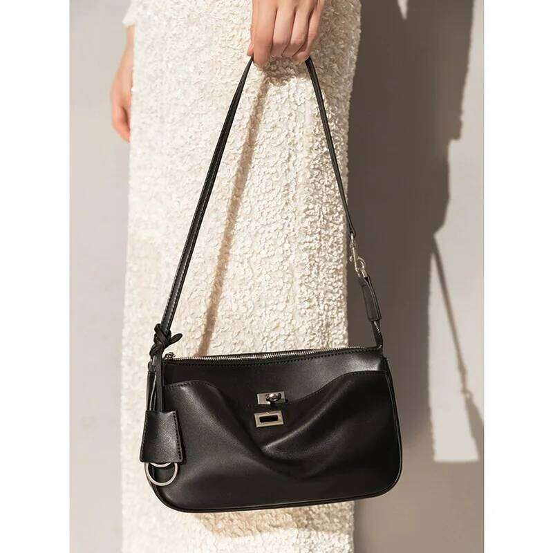 Top quality Rodeo Split Leather Black cowhide Totes Gold Buckle Shoulder Bags Fashion Women Handbags