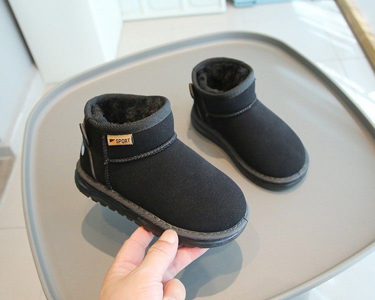 Kids Short Boots Boys Shoes Autumn Winter Children Girls Fashion Boot Cutefeet Toddler Soft Comfortable Warm Snow Shoes Size 25 - 36