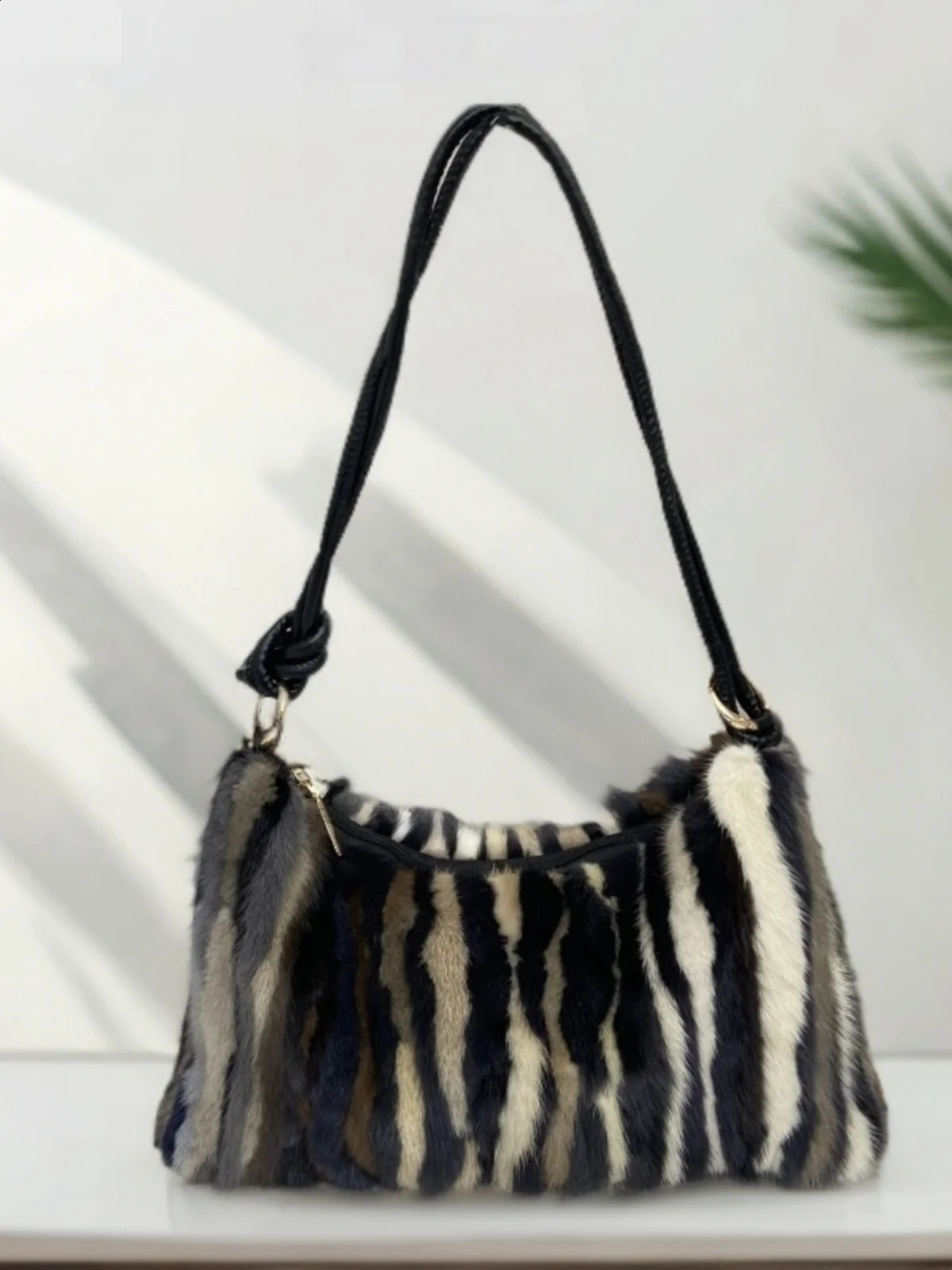 Mink Fur Bag Shoulder Bag Women Purses and Handbags High Quality Fur Crossbody Bags For Women Handbag 250809