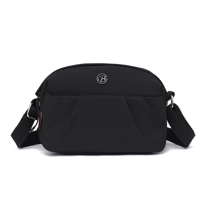 Lightweight Water-Resistant Nylon Casual Crossbody for Women 2025 New Simple Double-Layer Large Capacity Shoulder Bag ddmymoon