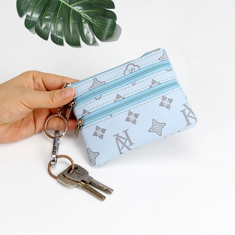 Luxury Designer Wallet 2025 New Women's Mini Wallet - Printed Portable Card Holder Coin Purse Key Organizer Pouch Free Shipping