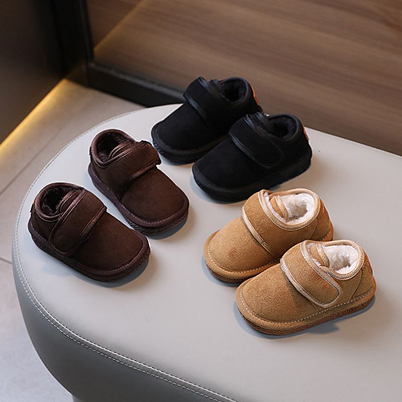 Winter Children Snow Boots For Boys Soft Sole Warm Plush Baby Little Kids Boots Cotton Shoes Cutefeet Fashion Toddler Girls Boots Sizes 15 - 27