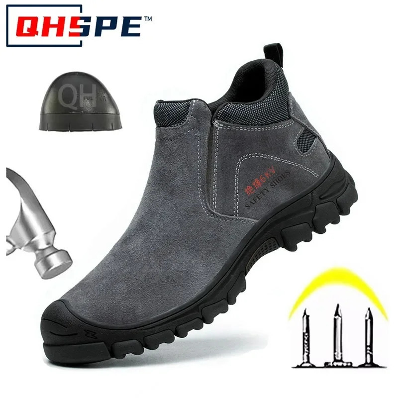 Insulation 6KV Safety Shoes Men-Anti-SmashAnti-Pierce Scald-Proof Welding Boots Indestructible Work Boots for Men Durable 250805