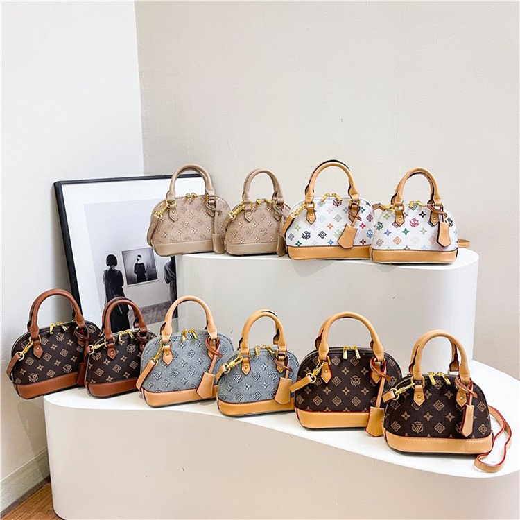 2025 New Vintage Floral Handbag for Women - A Unique, High-End, Versatile Shoulder Sling Bag with Shell Design free shipping