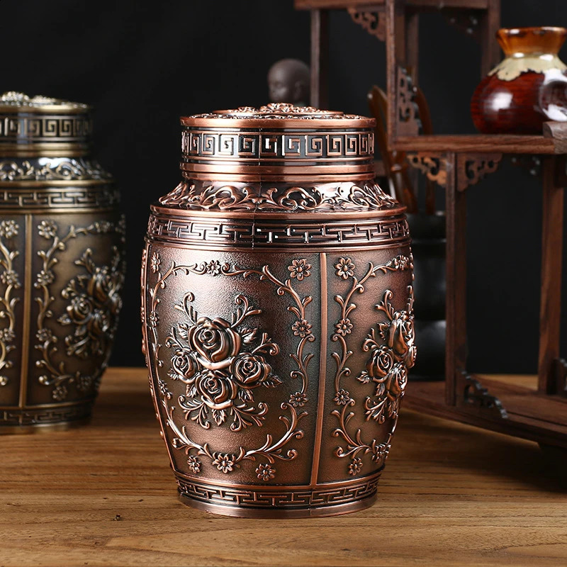 Metal Cremation Urns for Human Ashes Coffin Box Pet Memorial Keepsake Urns Small Animal Urn Funeral 250805