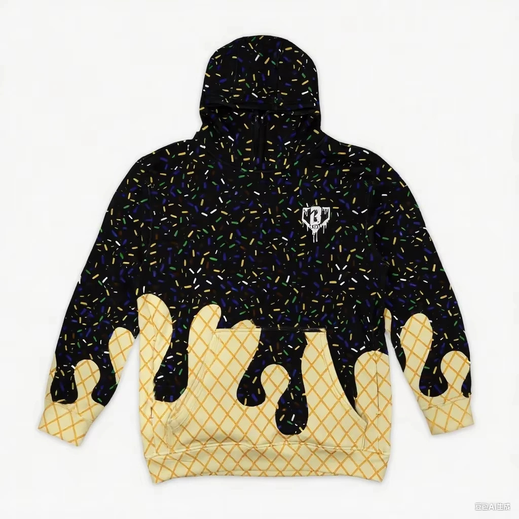 Autumn Winter Mens Sweatshirt BASEBALL LIFESTYLE 101 Ice Cream Series 3D Print Outdoor Comfortable Sports Hoodies 250811