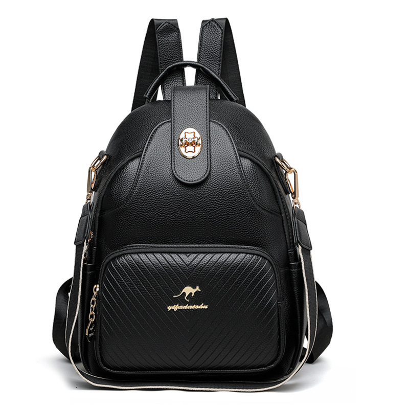 Soft Leather for Women, New Fashionable Multi-Functional Backpack, Outdoor Versatile Backpack ddmymoon