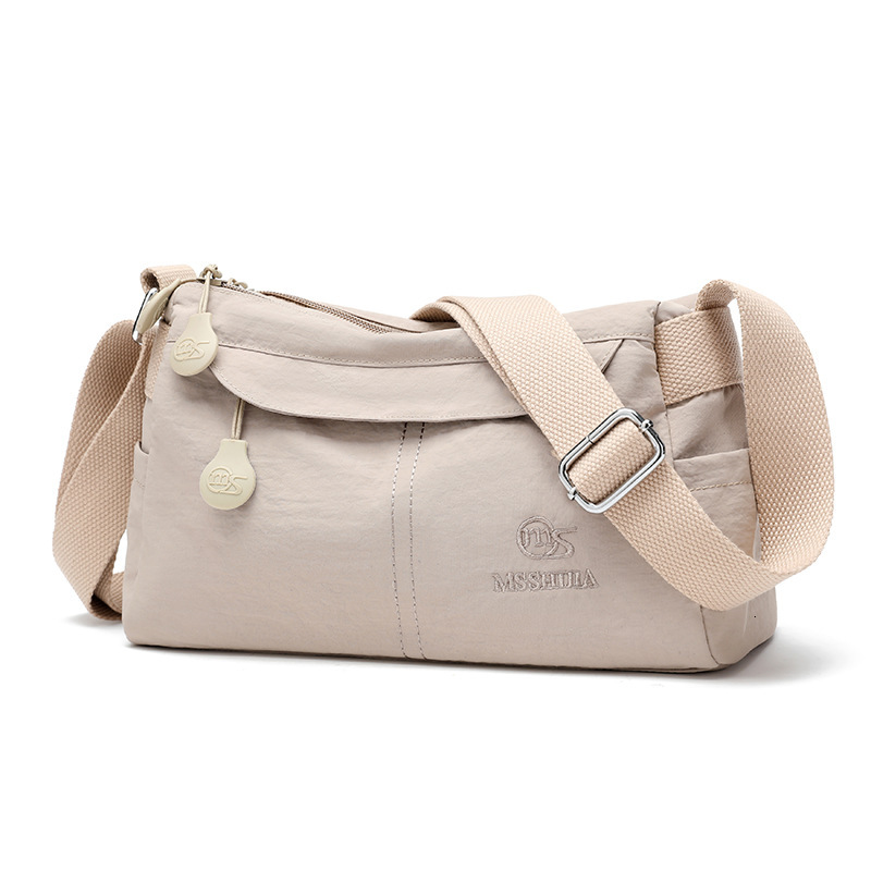 Multi-compartment Large Capacity Single Shoulder Crossbody for Women, New Outdoor Travel Waterproof Ultra-light Nylon Bag ddmymoon